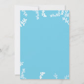 Kinderdusche Einladung Rosa/Türkisschildkröte (Rückseite)