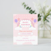 Kinderdusche Einladung Social Media (Stehend Vorderseite)