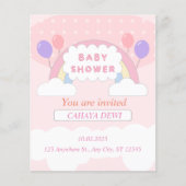 Kinderdusche Einladung Social Media (Vorderseite)