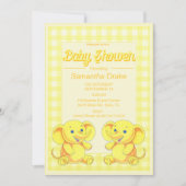 Kinderdusche Einladung Spielzeug Elephant (Vorderseite)