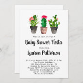 Kinderdusche, Fiesta Einladung (Vorne/Hinten)