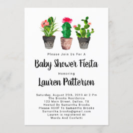 Kinderdusche, Fiesta Einladung
