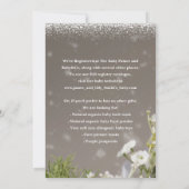 Kinderdusche Foto Einladung (Rückseite)