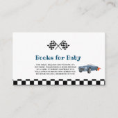 Kinderdusche für Autos - Anfrage Begleitkarte (Vorderseite)