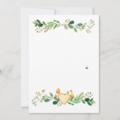 Kinderdusche für Holztiere Einladung (Rückseite)