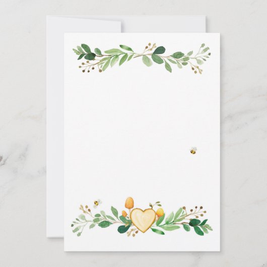 Kinderdusche für Holztiere Einladung (Rückseite)