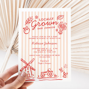 Kinderdusche für Mädchen in der Umgebung Einladung