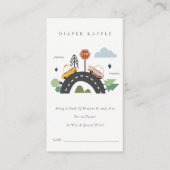 Kinderdusche für niedliche Stadtfahrzeuge Begleitkarte (Vorderseite)