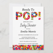 Kinderdusche für Pop Einladung (Vorderseite)