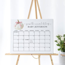 Kinderdusche für Pumpkin & Bow - Termin Poster