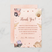 Kinderdusche für Wasserfarben Dankeskarte (Vorne/Hinten)