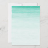 Kinderdusche für Wasserfarben Einladung (Rückseite)