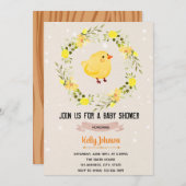 Kinderdusche Geburtstagseinladung Einladung (Vorne/Hinten)