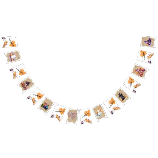 Kinderdusche Halloween Ein kleines Boo Wimpelkette (Alle)