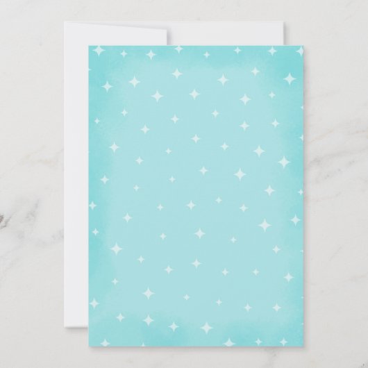 Kinderdusche Halloween Ghost Baby Dusche Einladung (Rückseite)