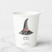 Kinderdusche Halloween Herbst Niedlich Einfach Pappbecher (Rückseite)