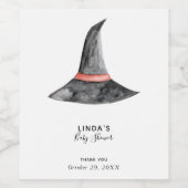 Kinderdusche Halloween Herbst Niedlich Einfach Weinetikett (Einzelnes Label)