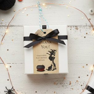 Kinderdusche Halloween Hexenliebe Geschenkanhänger