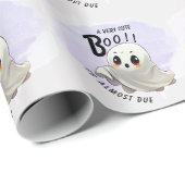 Kinderdusche Halloween Thema Niedliches Party Geschenkpapier (Rolleneckpunkt)