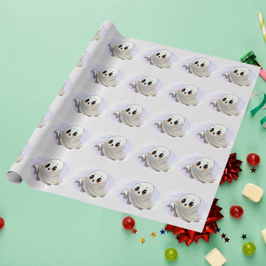 Kinderdusche Halloween Thema Niedliches Party Geschenkpapier