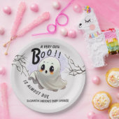 Kinderdusche Halloween Thema Niedliches Party Pappteller (Party)