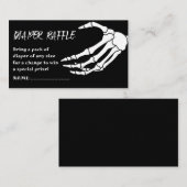 Kinderdusche Halloween-Windeln Begleitkarte (Vorne/Hinten)