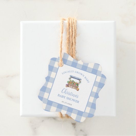 Kinderdusche in der Umgebung Geschenkanhänger (Beispiel)