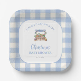 Kinderdusche in der Umgebung Pappteller