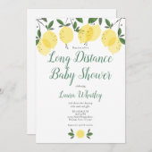 Kinderdusche in großer Entfernung von Mail Lemons Einladung (Vorne/Hinten)