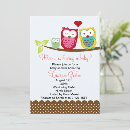 Kinderdusche Kinderdusche Kinderdusche Einladung (Stehend Vorderseite)