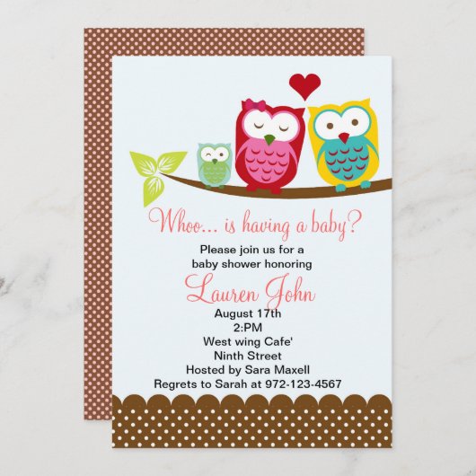 Kinderdusche Kinderdusche Kinderdusche Einladung (Vorne/Hinten)