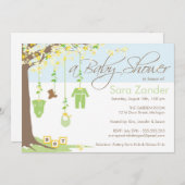 Kinderdusche - Kinderkleidung Einladung (Vorne/Hinten)