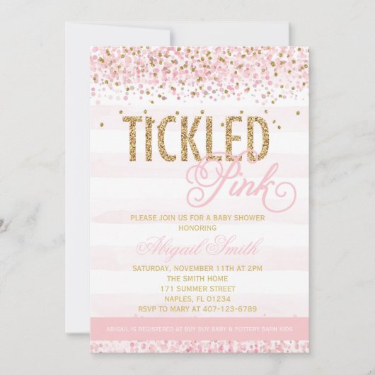 Kinderdusche mit Kacheln Einladung (Vorderseite)