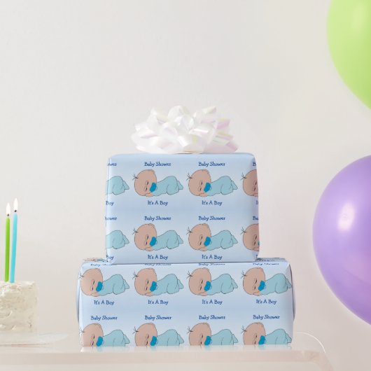 Kinderdusche nach Maß Geschenkpapier (Partygeschenke)