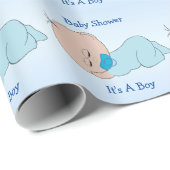 Kinderdusche nach Maß Geschenkpapier (Rolleneckpunkt)