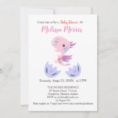 Kinderdusche Niedlich Little Dragon Baby Hatching Einladung (Vorderseite)