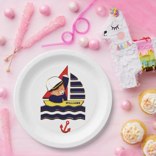 Kinderdusche Pappteller (Party)