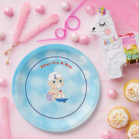 Kinderdusche Pappteller (Party)