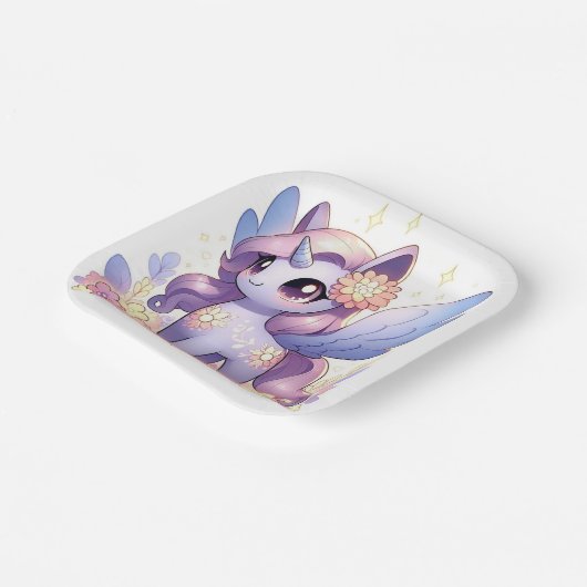 Kinderdusche Pappteller (Gewinkelt)