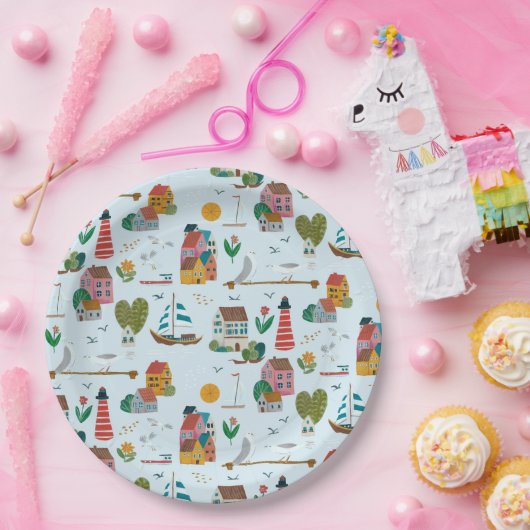 Kinderdusche Party Pappteller (Party)