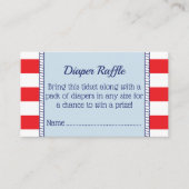 Kinderdusche Patriotischer Anker-Windelwappen-Tick Begleitkarte (Vorderseite)