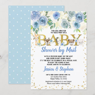 Kinderdusche per Mail pandemische Waldtiere Einladung