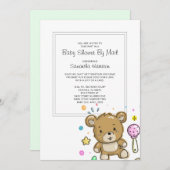 Kinderdusche per Post Einladung (Vorne/Hinten)