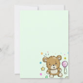 Kinderdusche per Post Einladung (Rückseite)