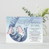 Kinderdusche per Post Einladung (Stehend Vorderseite)