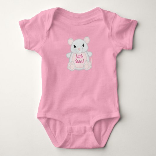Kinderdusche rosa baby strampler (Vorderseite)