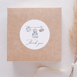 Kinderdusche Runder Aufkleber