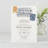 Kinderdusche über lange Entfernung per Post Einladung (Stehend Vorderseite)