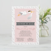 Kinderdusche über lange Entfernung per Post Einladung (Stehend Vorderseite)