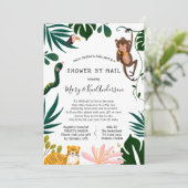 Kinderdusche über lange Entfernung per Post Einladung (Stehend Vorderseite)